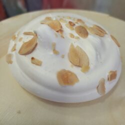 MERINGUE ALMOND 10CM DIAMETER MADE IN ZA