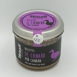 RILLETTES CANARD PURE DUCK FRANCE 90GR