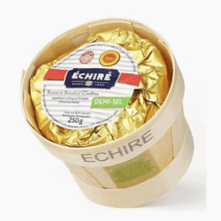 BUTTER  AOP CHURNED BASKET ECHIRE SALT FRANCE 250GR
