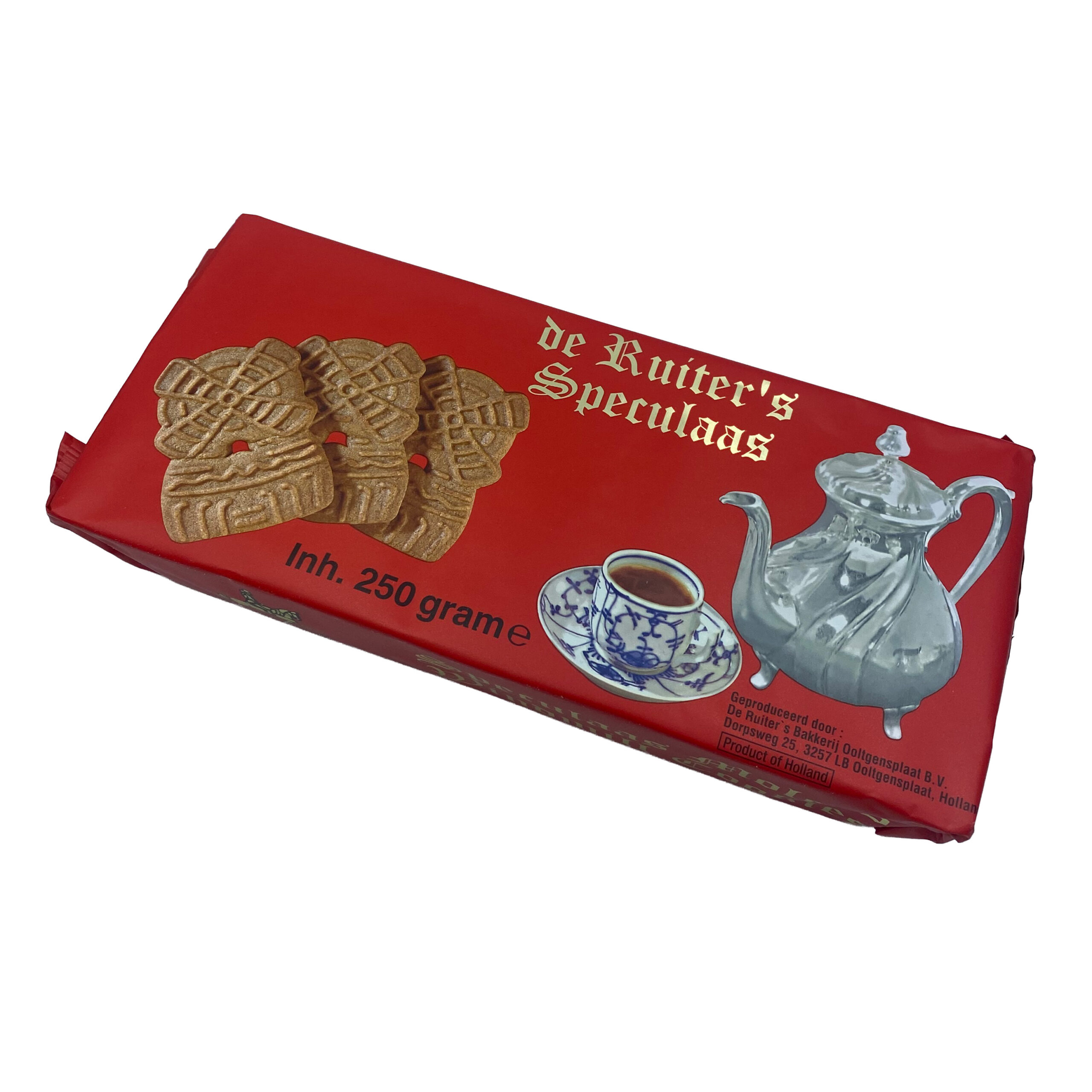 BISCUITS SPECULAAS DE RUITER'S HOLLAND 250GR