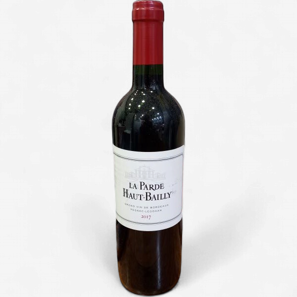 Merlot Cabernet Sauvignon La Parde Château Haut Bailly 2017 Pessac Léognan Bordeaux France 750ml