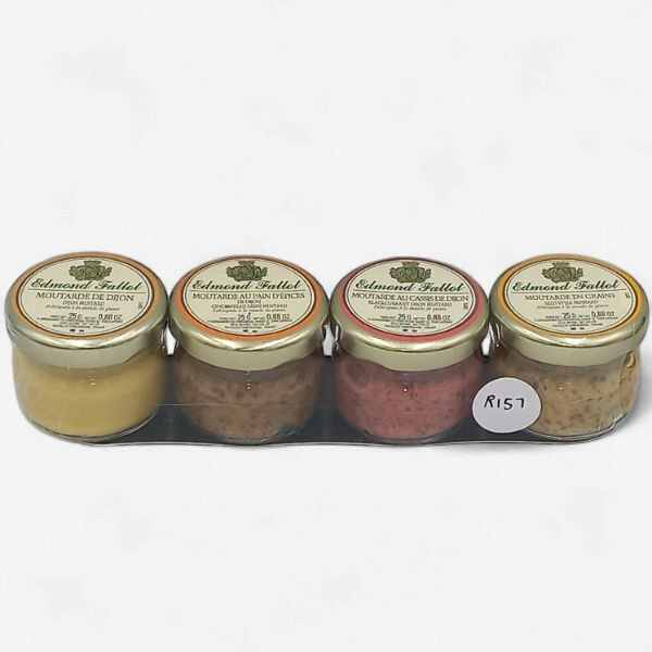 MUSTARD MINI SELECTION FRANCE 4 X 25GR