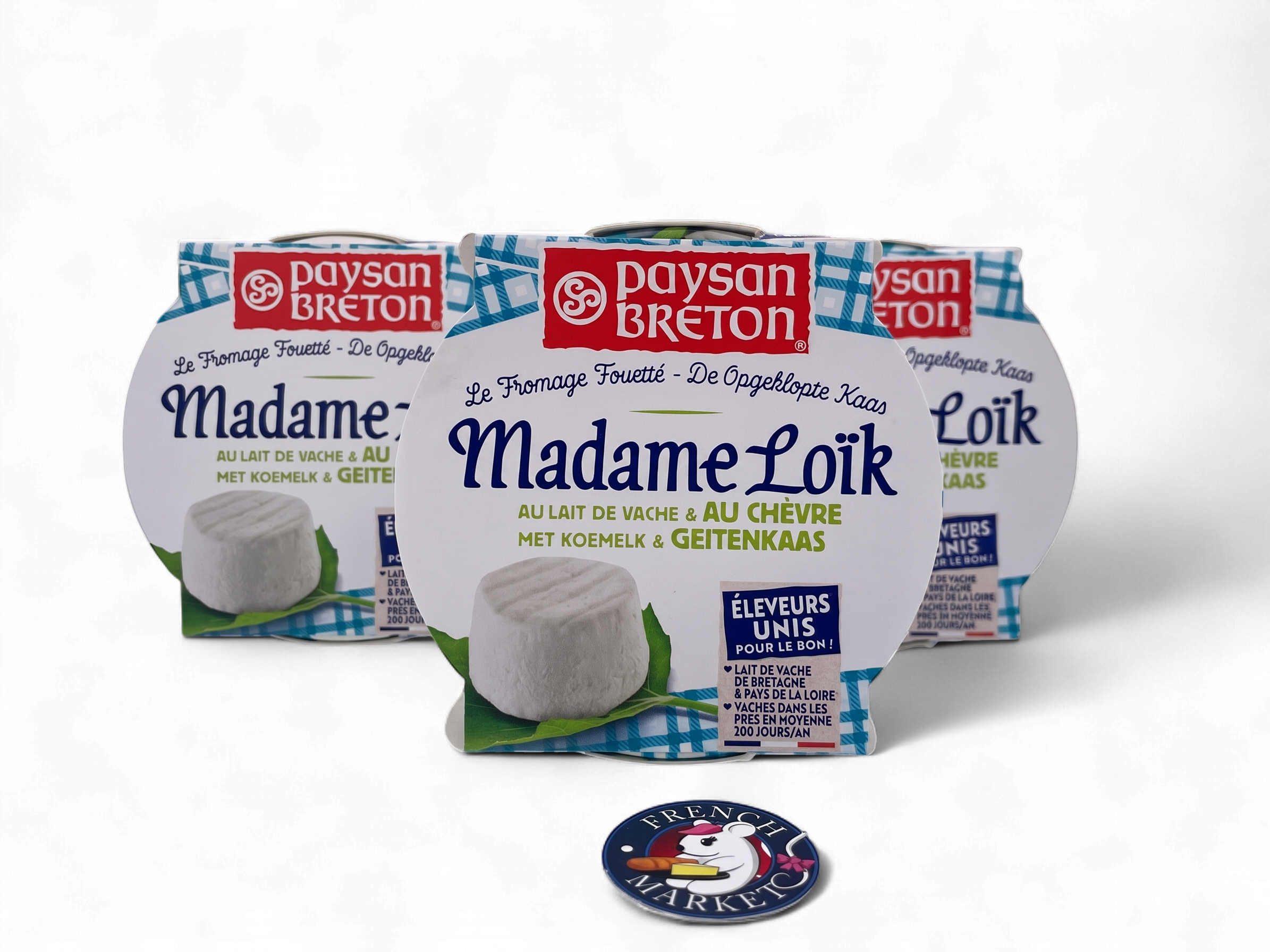 Cheese spread with cow's and goat milk Madame Loik France 150g